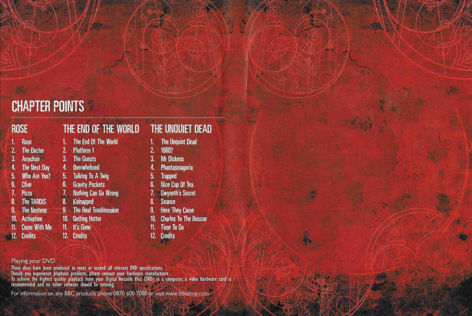 Middle of cover of BBCDVD 1755